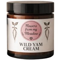 Flowers From My Meadow Wild Yam Cream Glass Jar - 100ml
